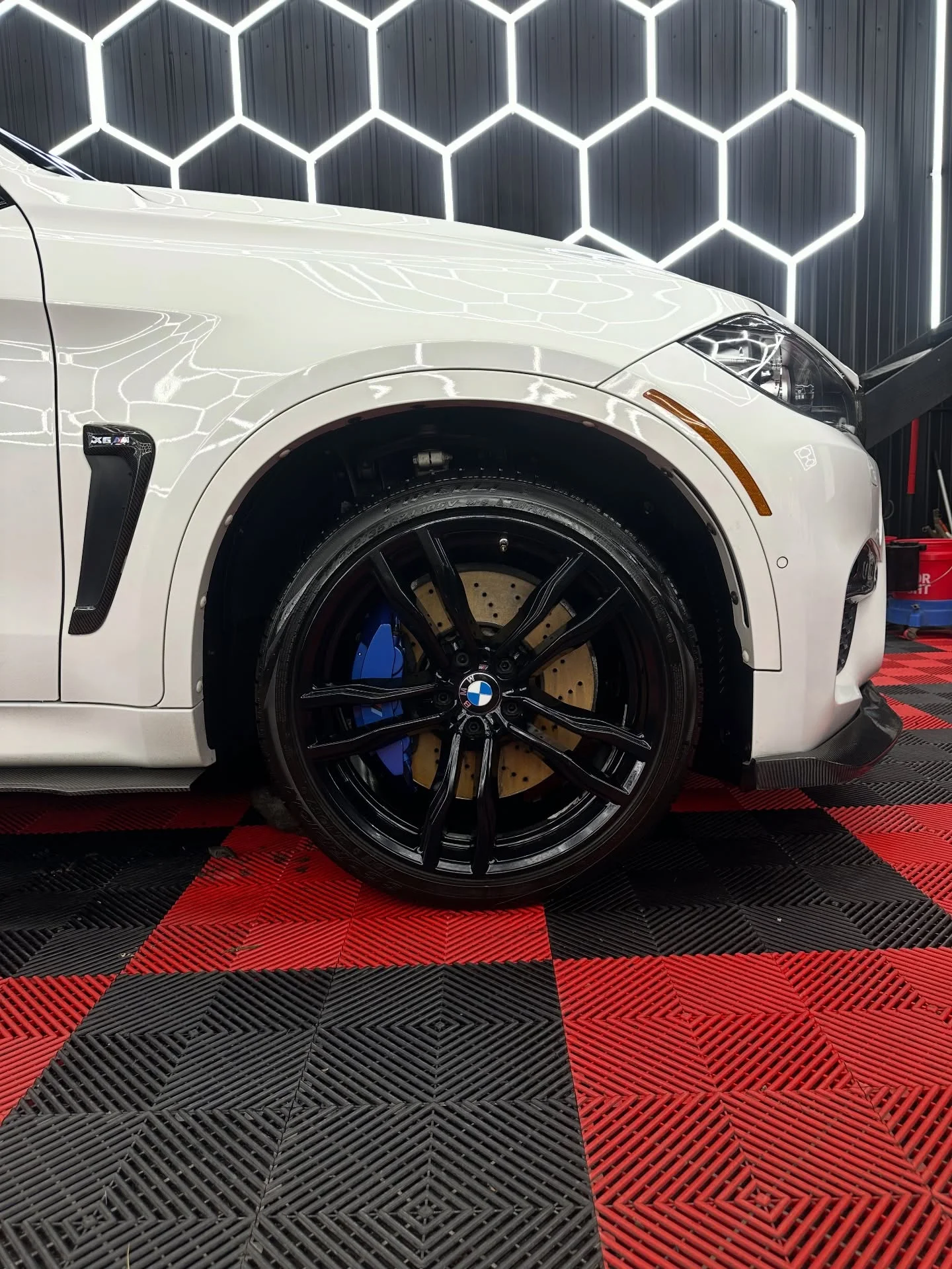BMW X6M professional detailing Buffalo NY - shop showcase